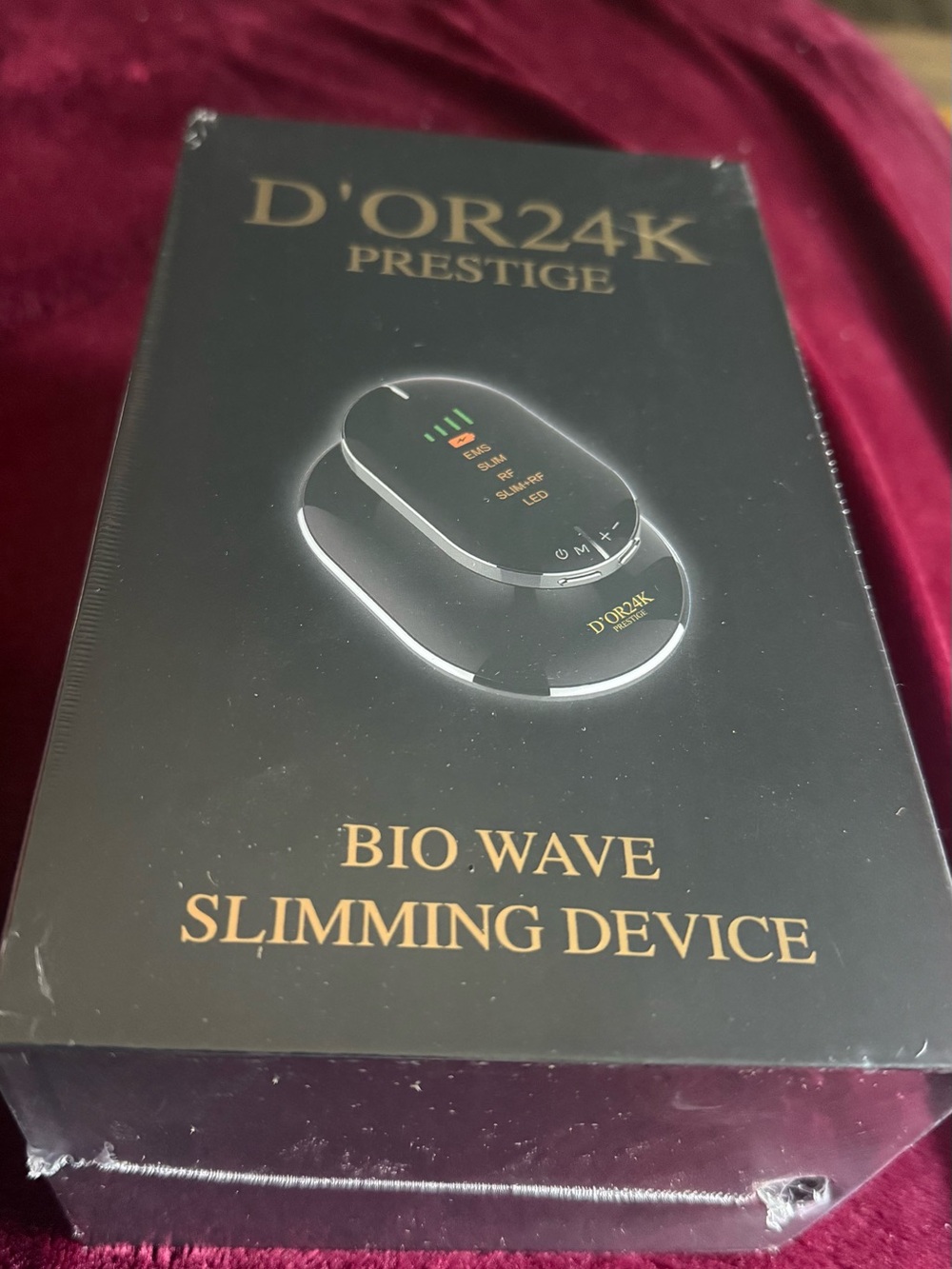 D'OR24K Prestige Bio Wave Slimming Device - Black